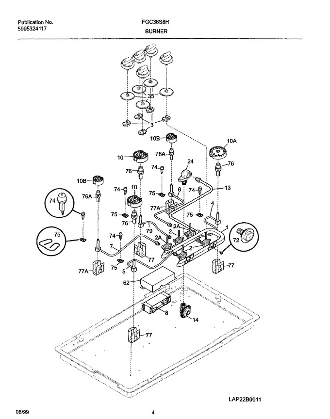 Diagram for FGC36S8HBA