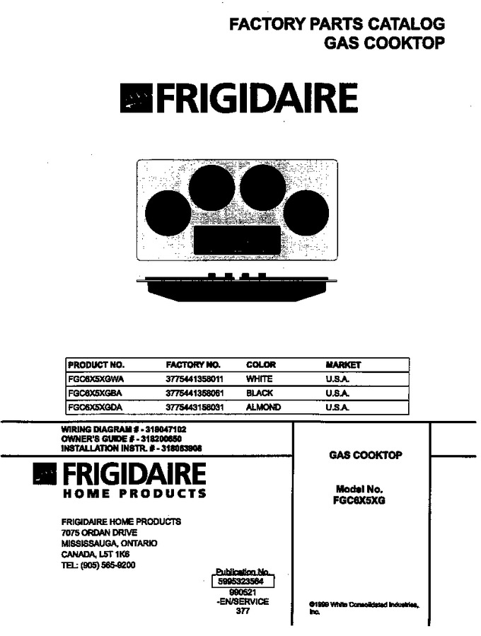 Diagram for FGC6X5XGWA