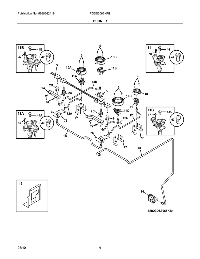 Diagram for FGDS3065KFB