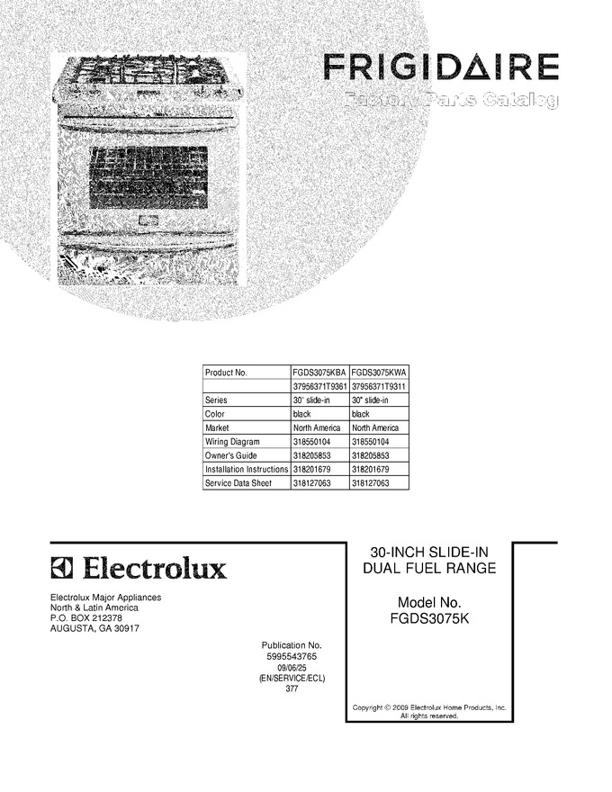 Diagram for FGDS3075KWA