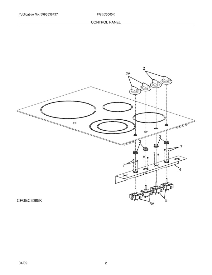 Diagram for FGEC3065KW1