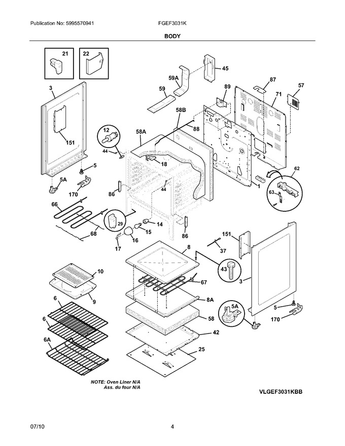 Diagram for FGEF3031KQC