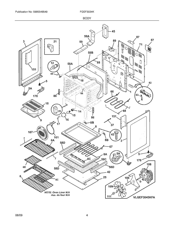 Diagram for FGEF3034KBB