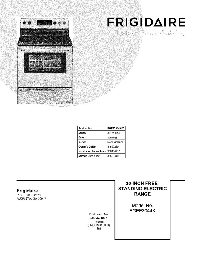 Diagram for FGEF3044KFC