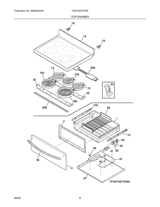 Diagram for FGEF3057KFB