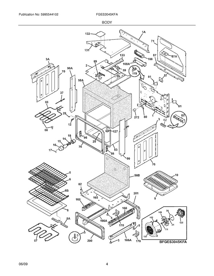 Diagram for FGES3045KFA