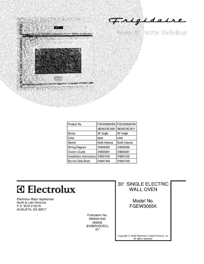 Diagram for FGEW3065KWA