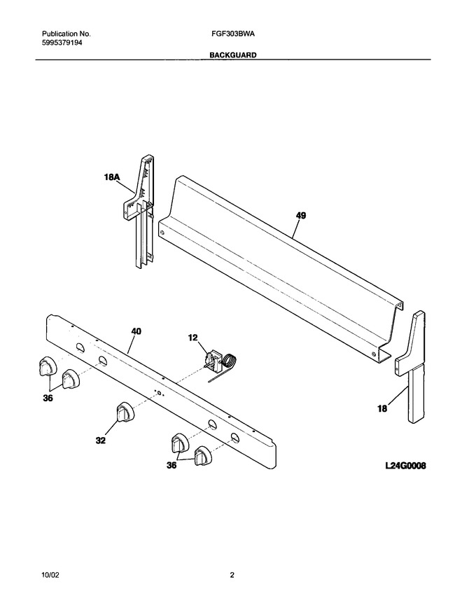 Diagram for FGF303BWA