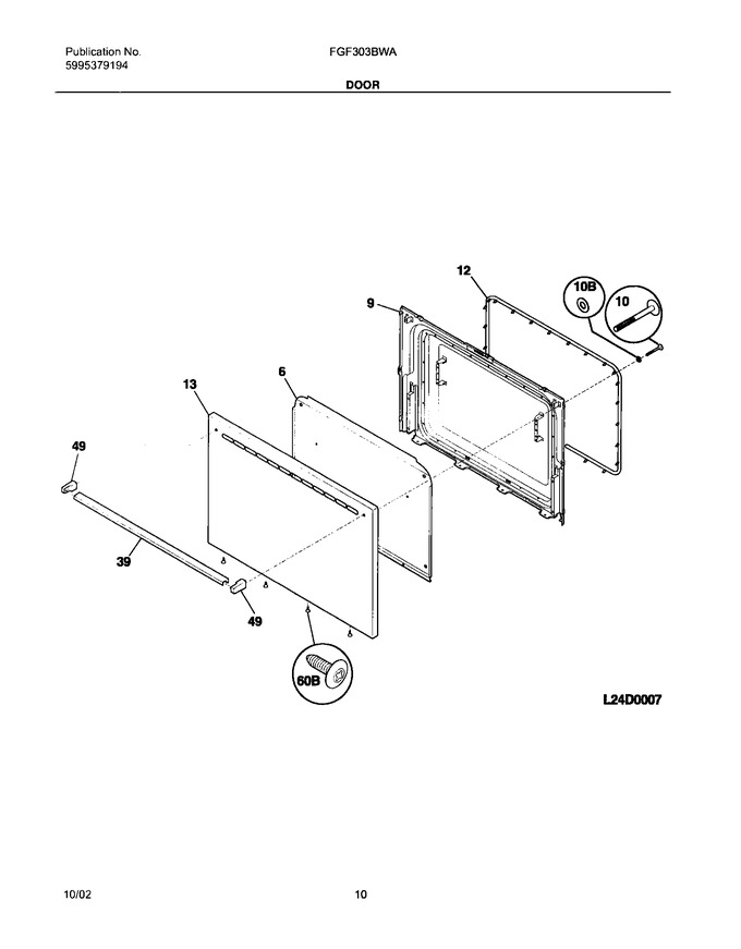 Diagram for FGF303BWA