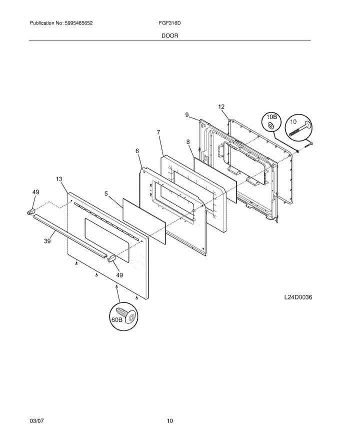 Diagram for FGF316DQE