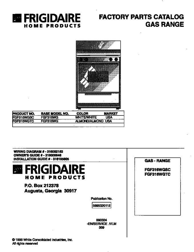 Diagram for FGF316WGSC