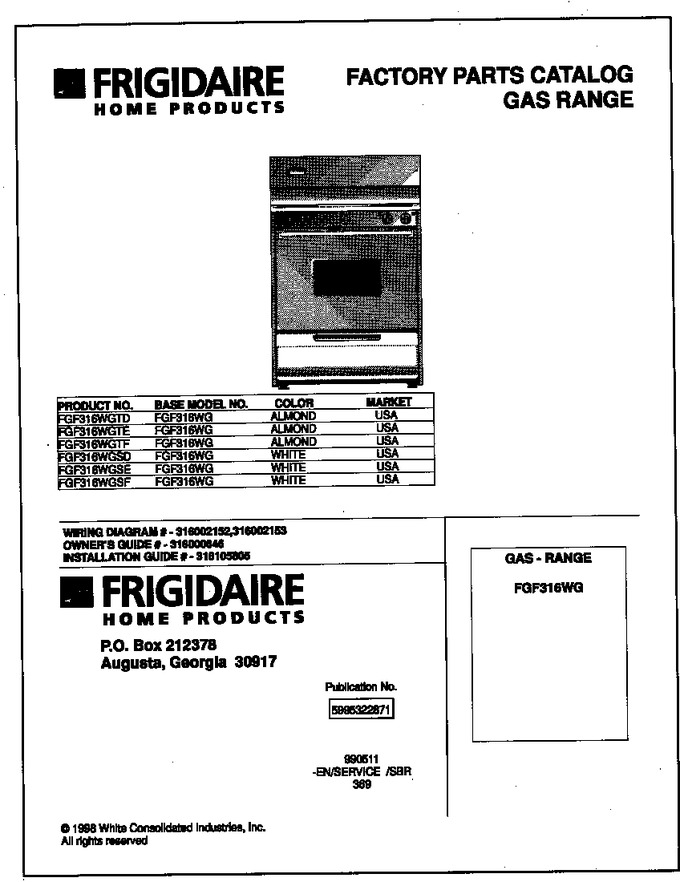 Diagram for FGF316WGTF