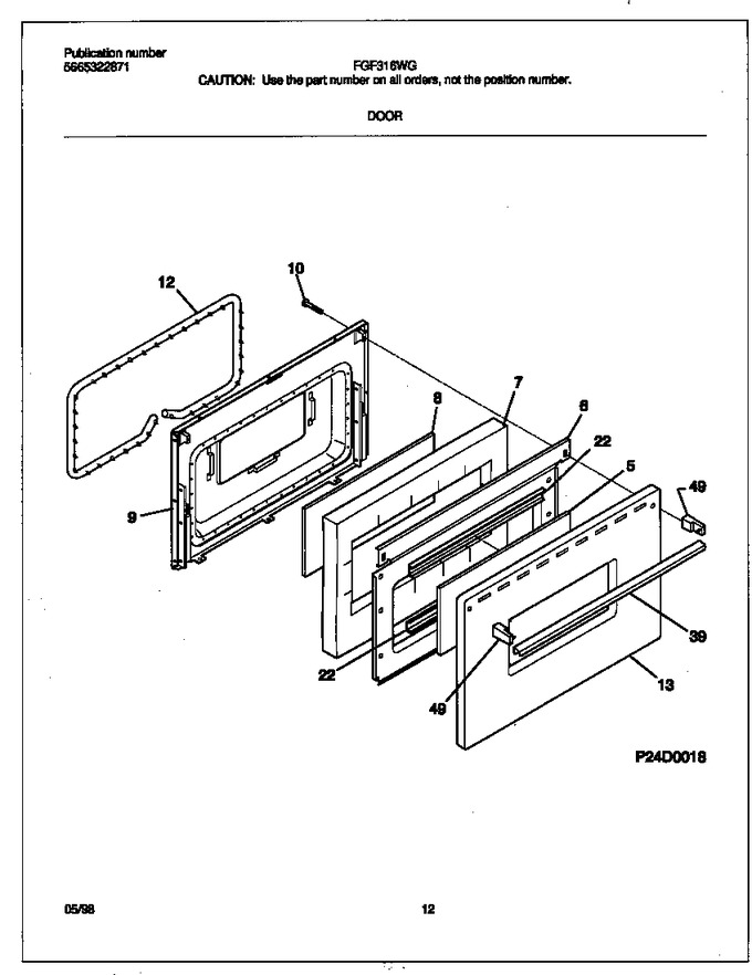 Diagram for FGF316WGSD