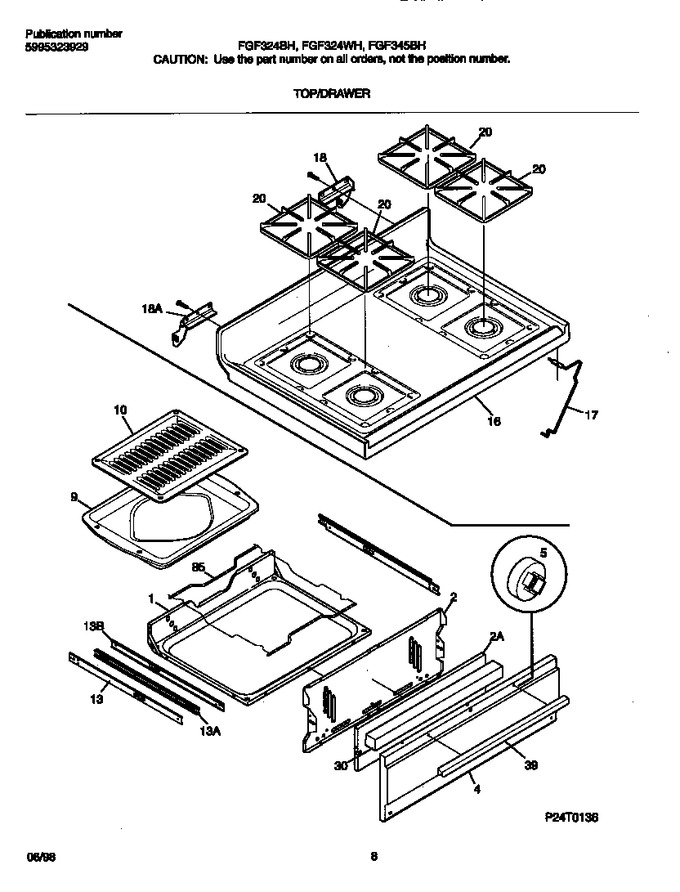 Diagram for FGF345BHWA