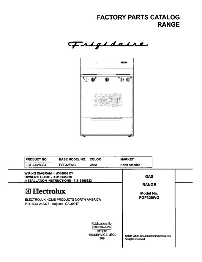 Diagram for FGF326WGSJ