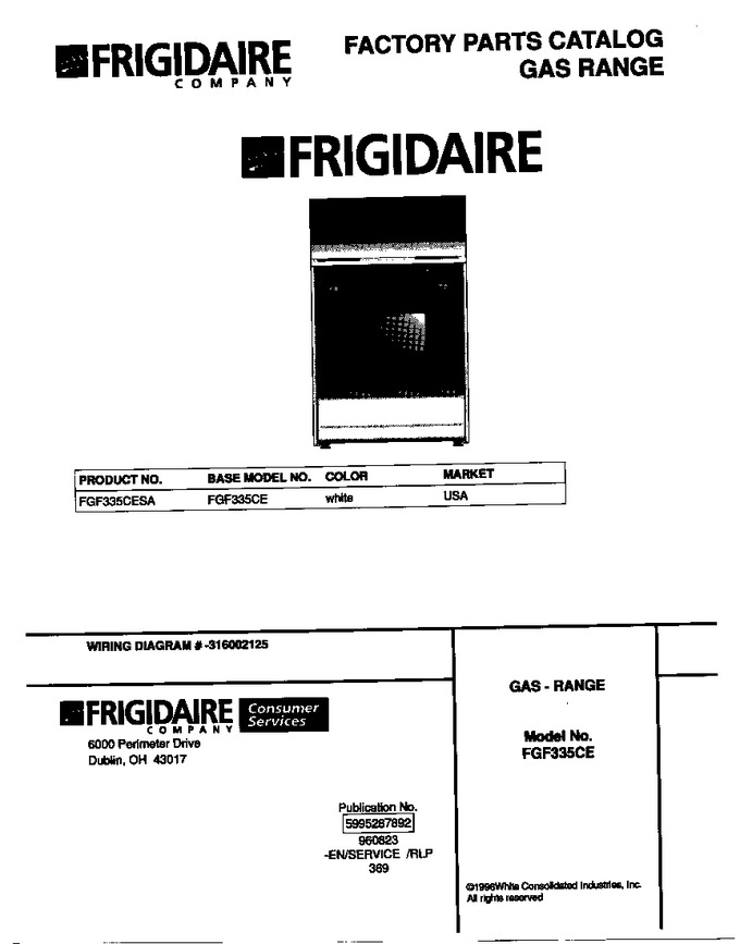 Diagram for FGF335CESA