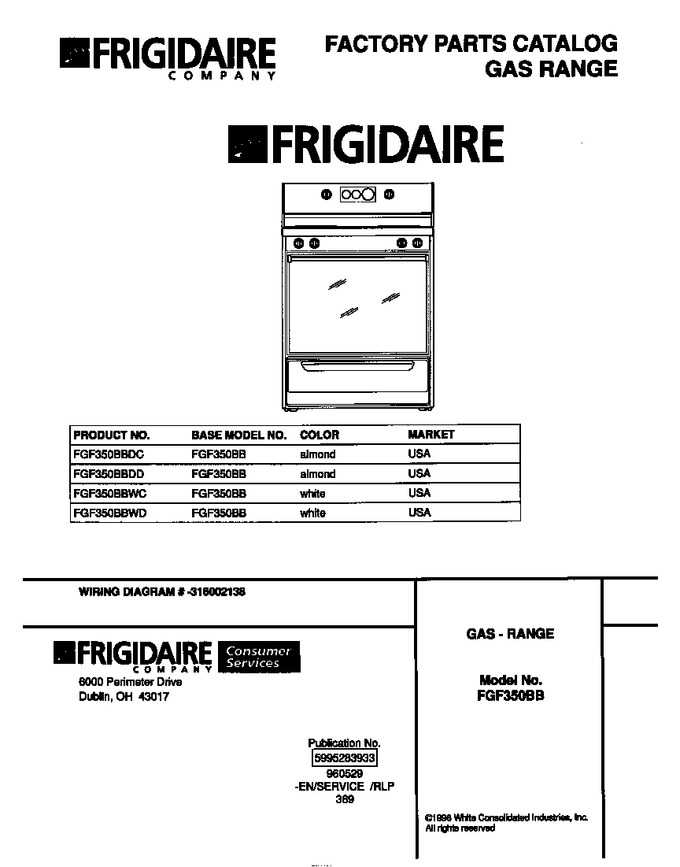 Diagram for FGF350BBWD