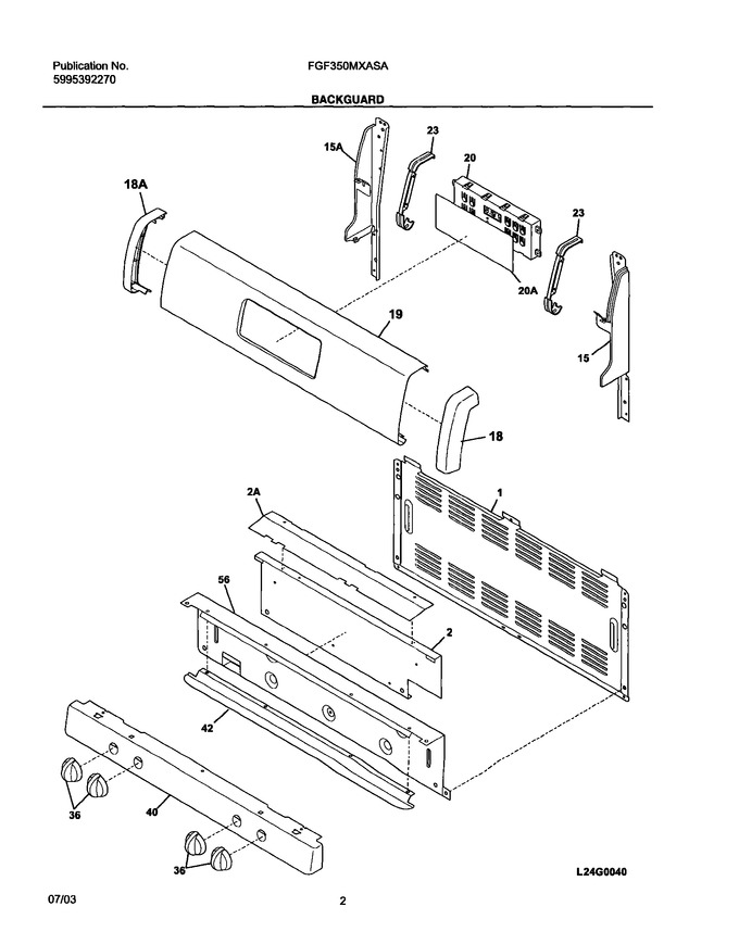 Diagram for FGF350MXASA