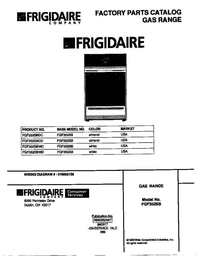 Diagram for FGF352SBWC