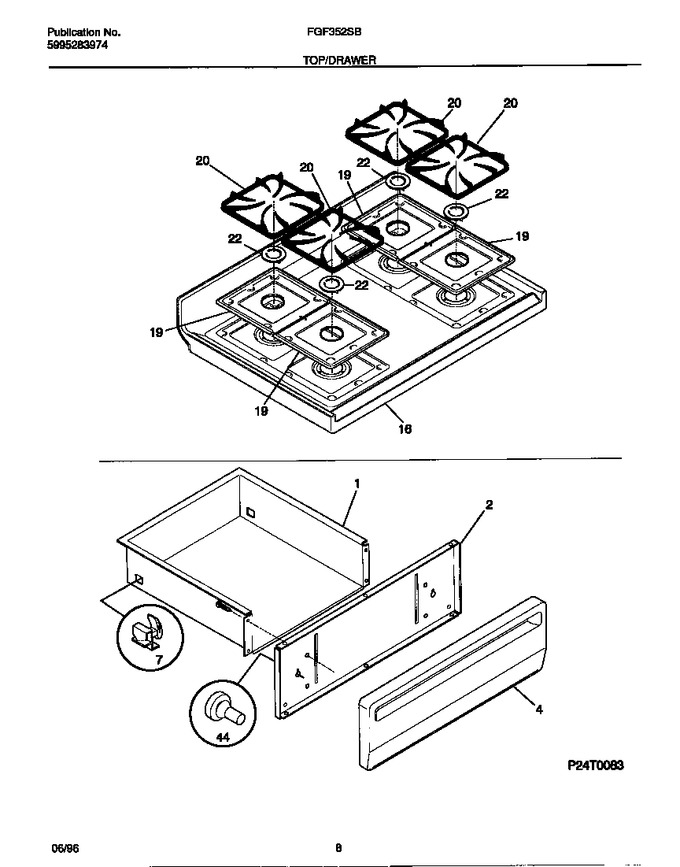 Diagram for FGF352SBDE