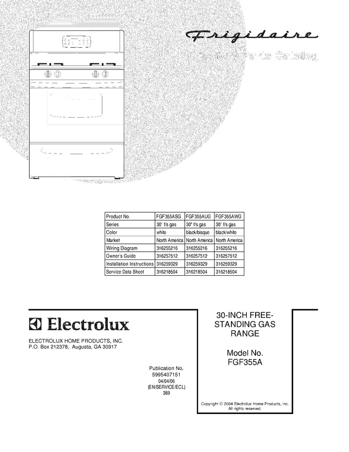 Diagram for FGF355ASG