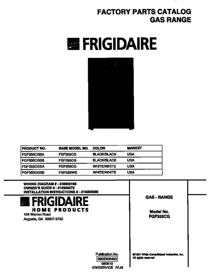 Diagram for FGF355CGBB