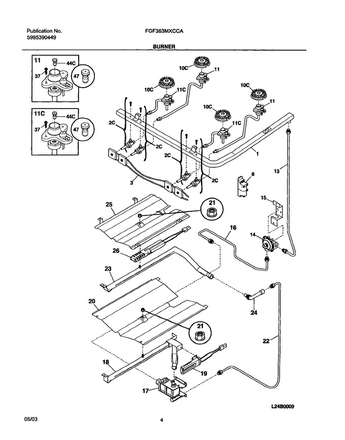 Diagram for FGF363MXCCA