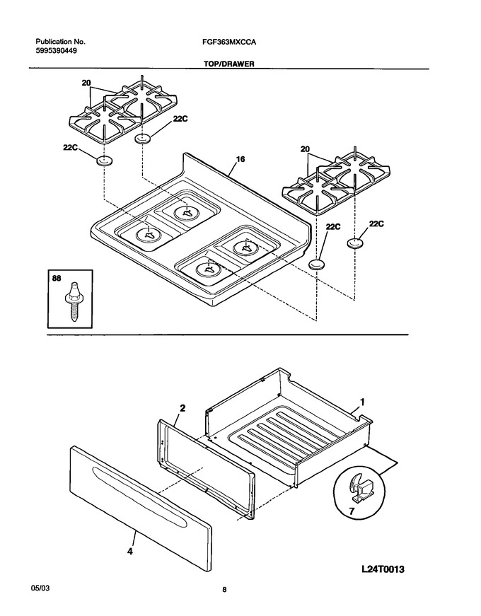 Diagram for FGF363MXCCA