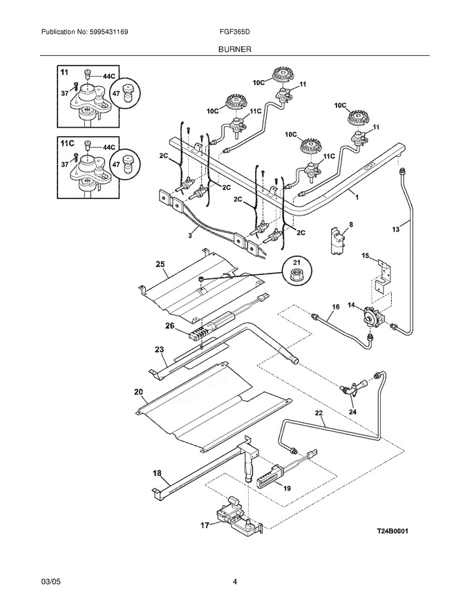 Diagram for FGF365DWC