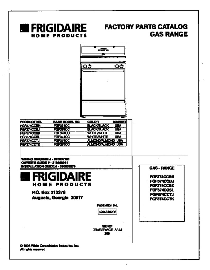 Diagram for FGF374CCTJ