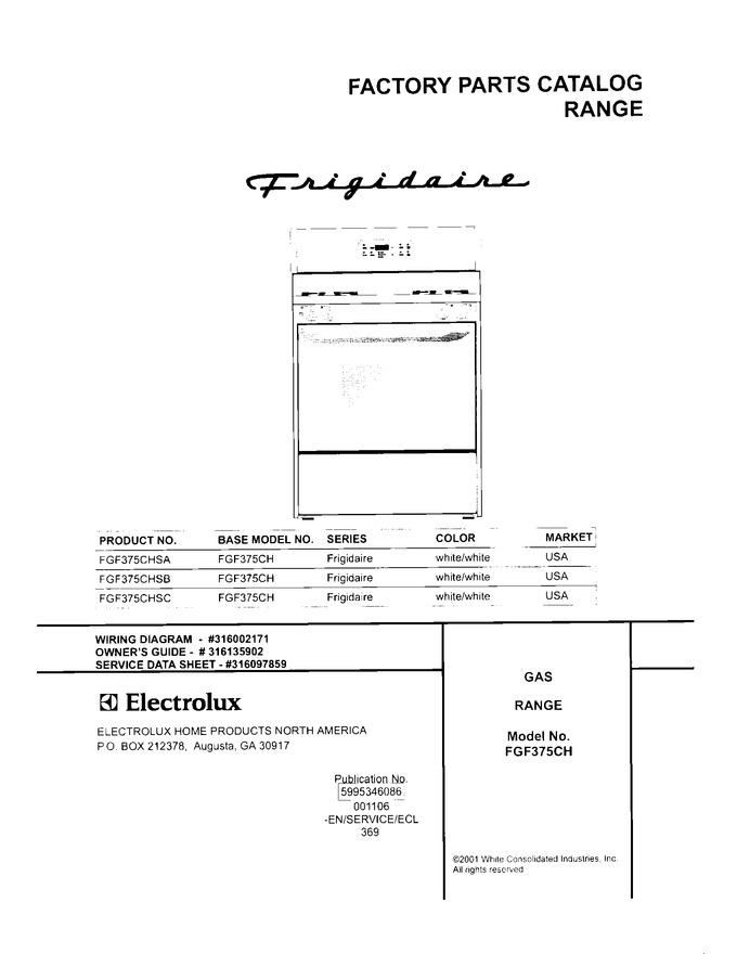 Diagram for FGF375CHSB