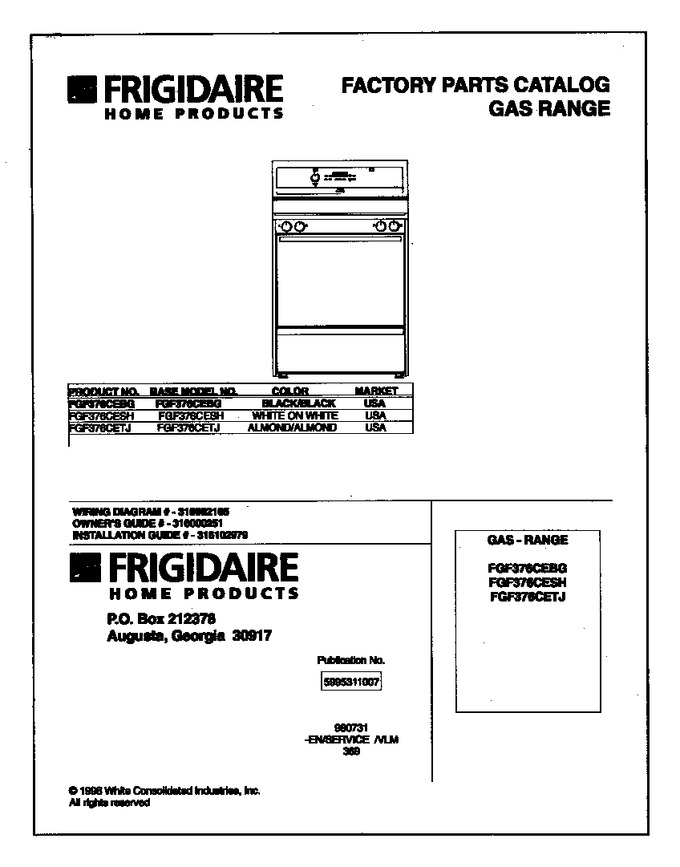 Diagram for FGF376CESH