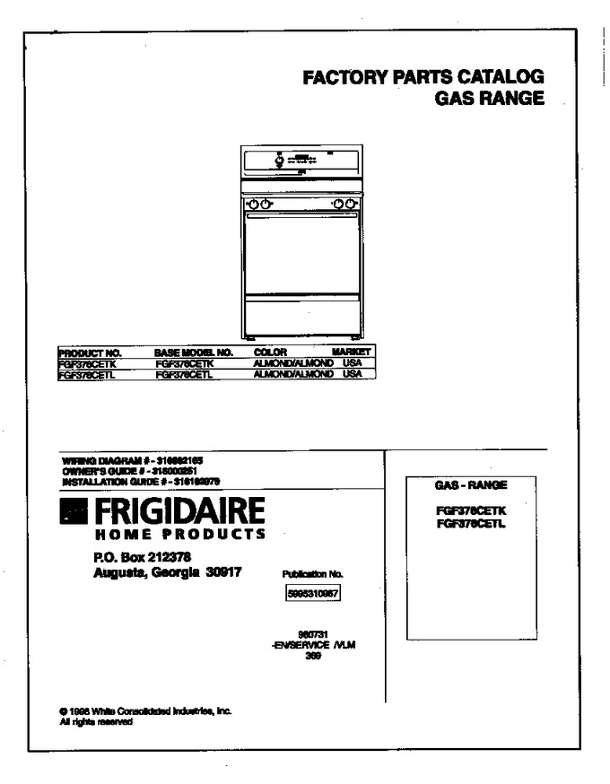 Diagram for FGF376CETL