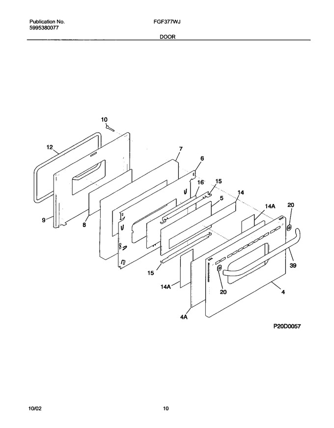 Diagram for FGF377WJCB