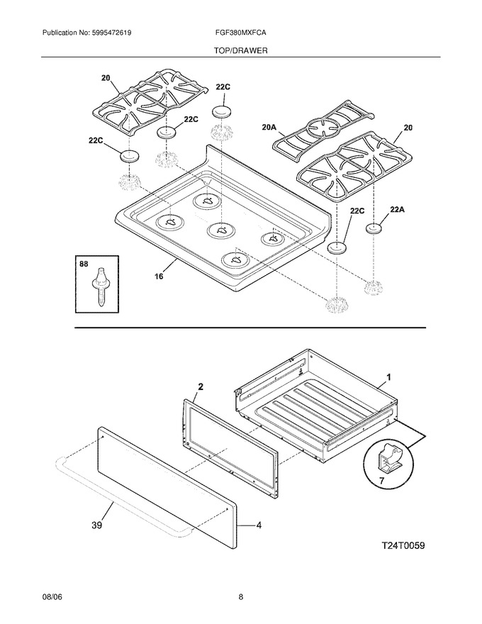 Diagram for FGF380MXFCA