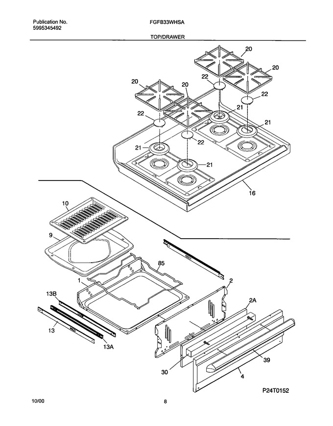 Diagram for FGFB33WHSA