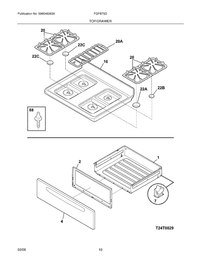 Diagram for FGFB75DSF