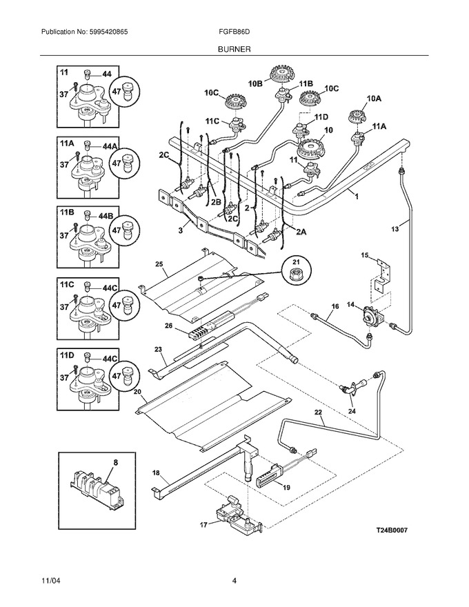 Diagram for FGFB86DSA