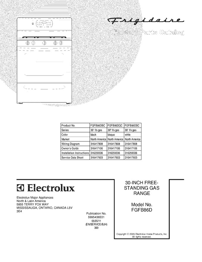 Diagram for FGFB86DQC