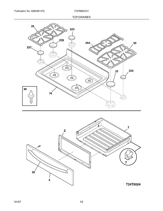 Diagram for FGFB86DCH