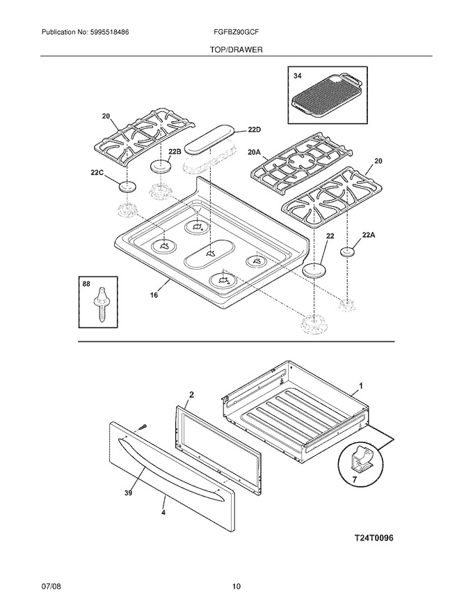 Diagram for FGFBZ90GCF