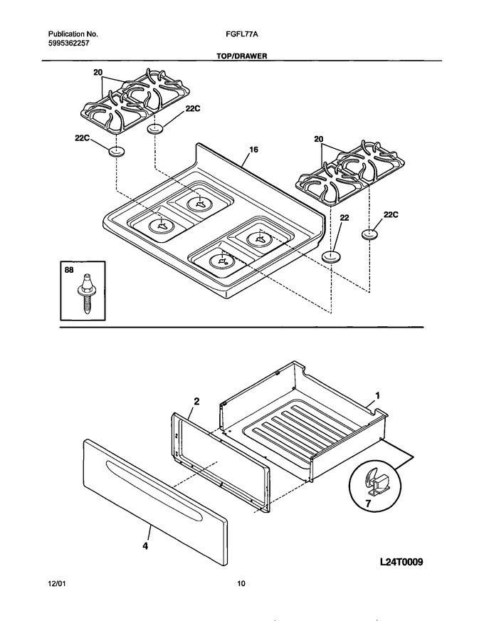 Diagram for FGFL77ASD