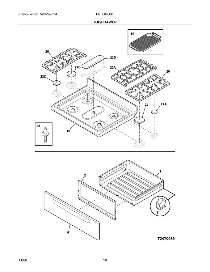 Diagram for FGFL87GSF