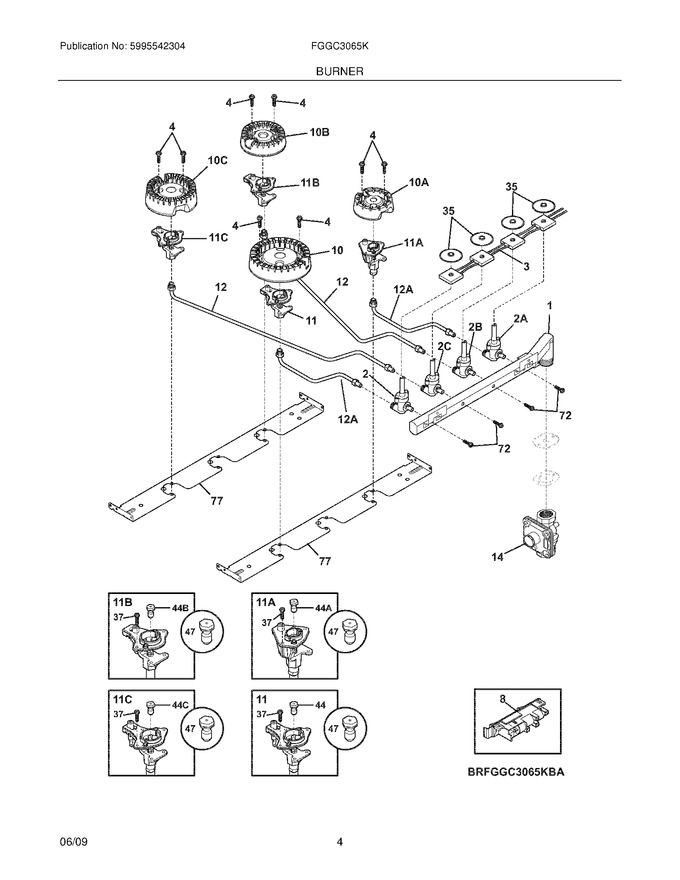 Diagram for FGGC3065KSA