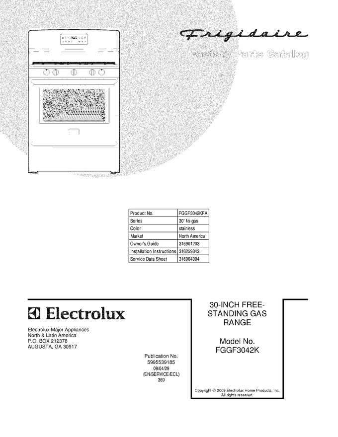 Diagram for FGGF3042KFA