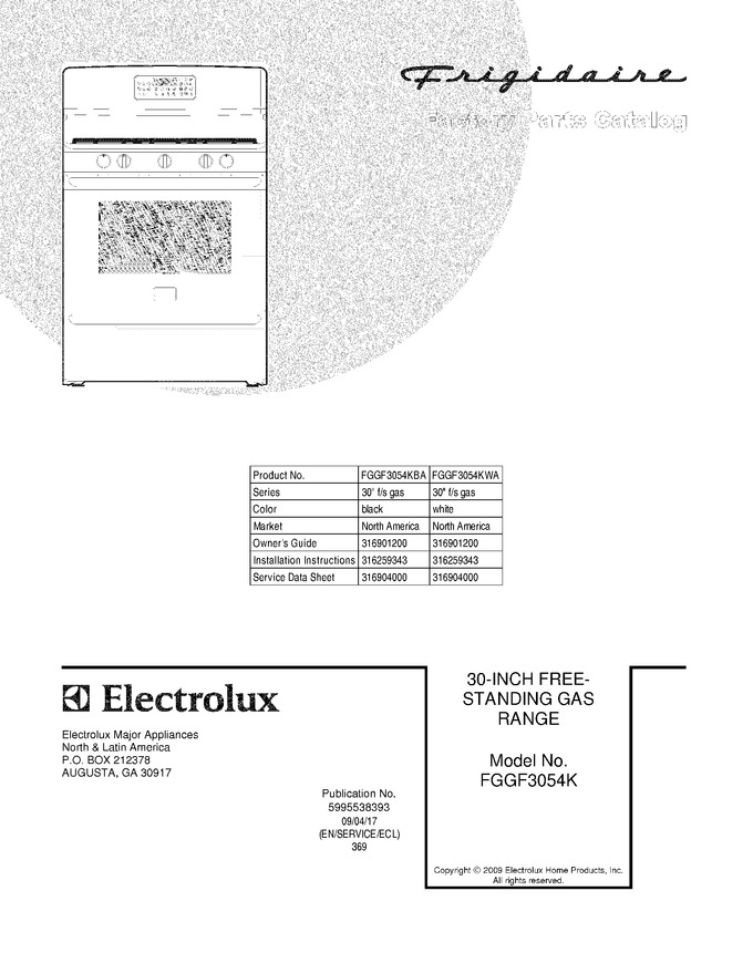 Diagram for FGGF3054KWA