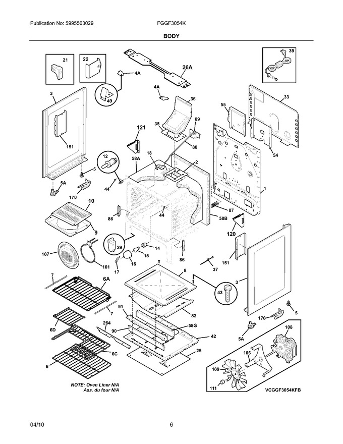 Diagram for FGGF3054KWF