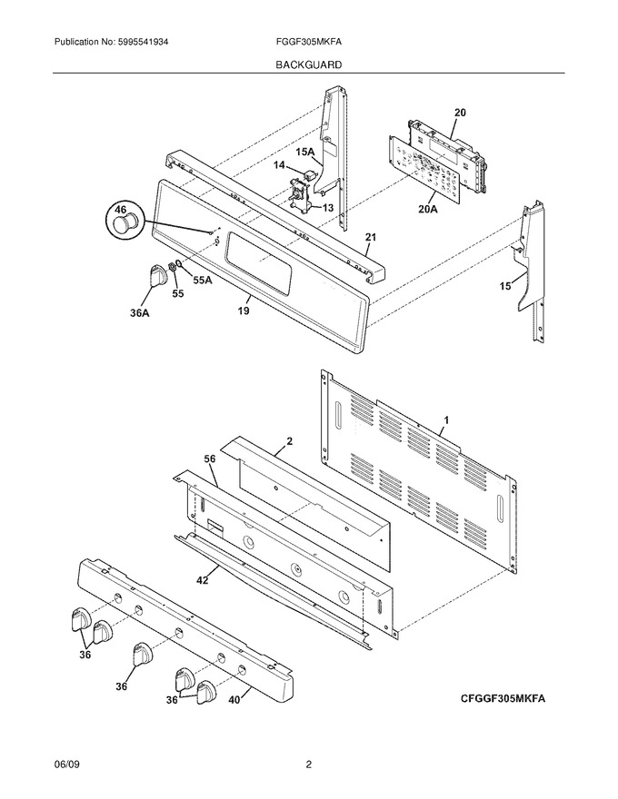 Diagram for FGGF305MKFA