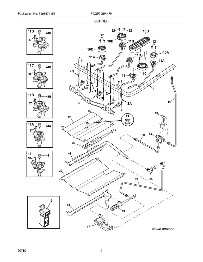 Diagram for FGGF305MKFH