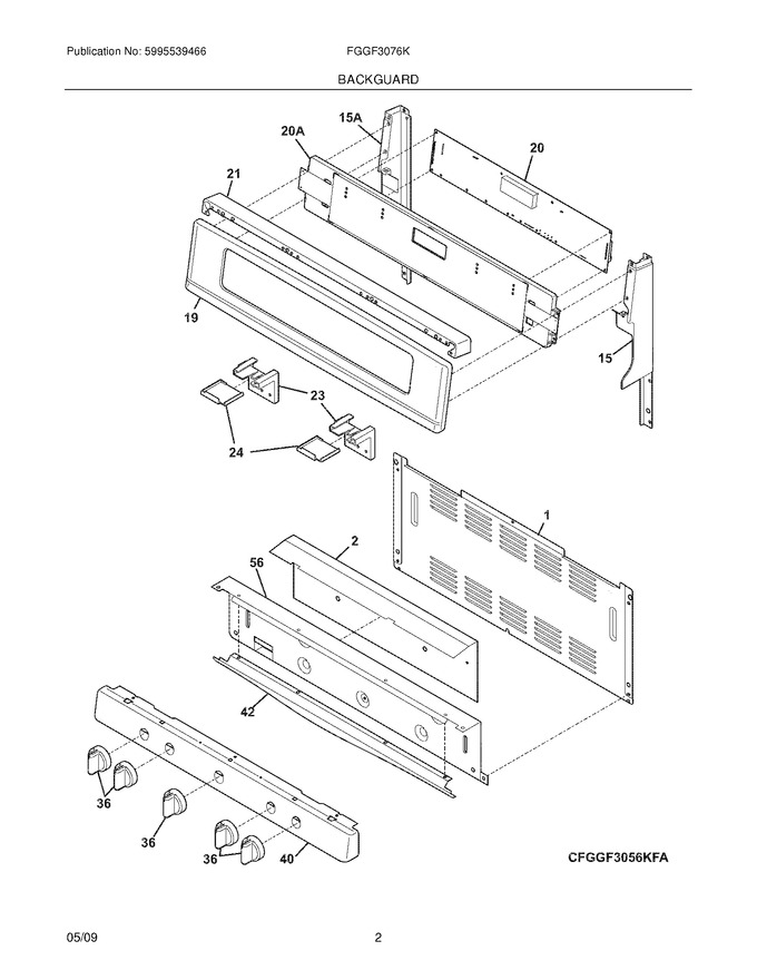 Diagram for FGGF3076KWA